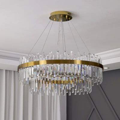 Master Bedroom Crystal chandelier