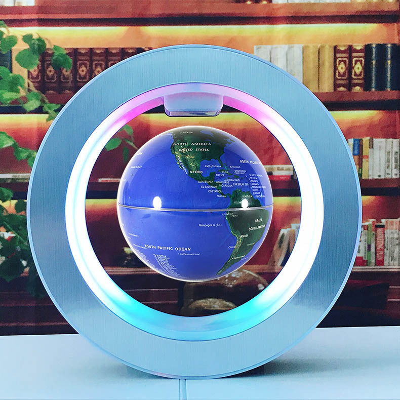 LED World Map Floating Globe
