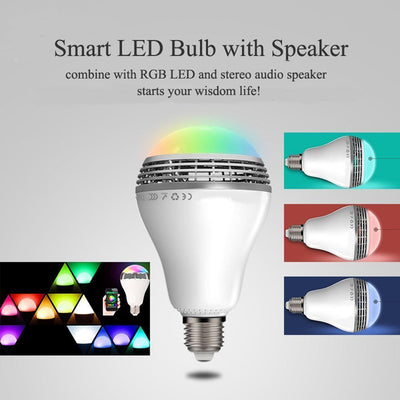 LED Smart Bluetooth Speaker E27 Bulb