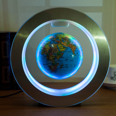LED World Map Floating Globe