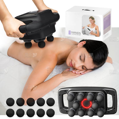 10 Head Massage Gun With Heat Function