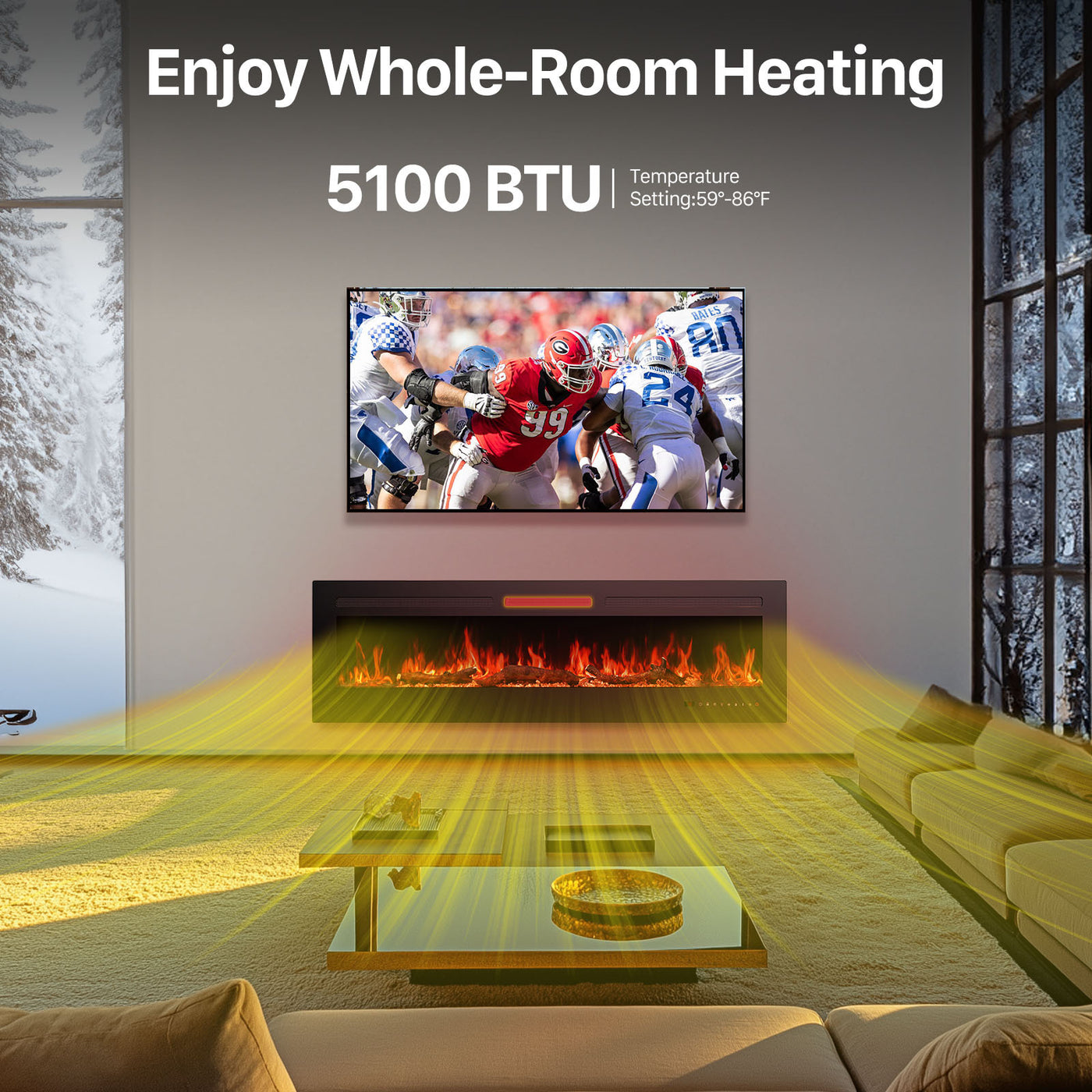 Electric Fireplace Heater