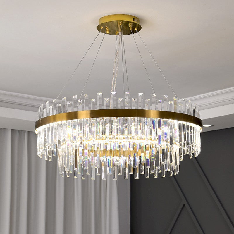 Master Bedroom Crystal chandelier
