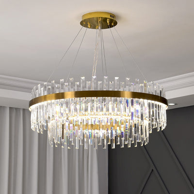 Master Bedroom Crystal chandelier