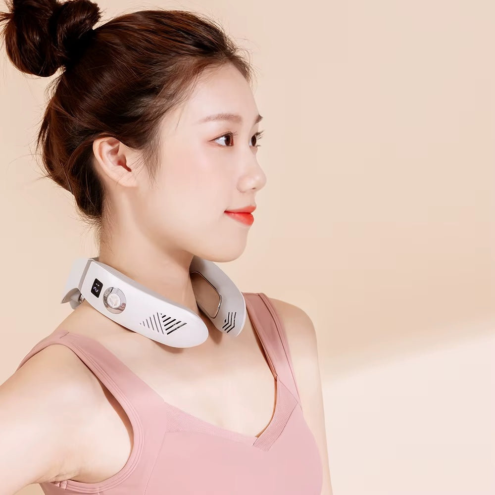 Wireless Neck Wearable Massager Cool And Warm