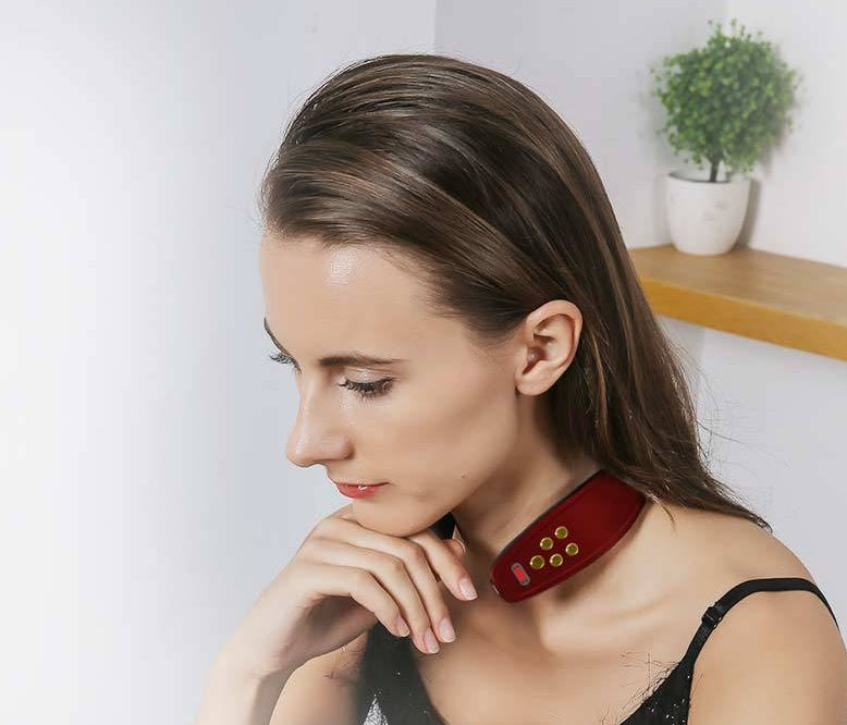 Wireless EMS Neck Massager – Cervical Therapy Device