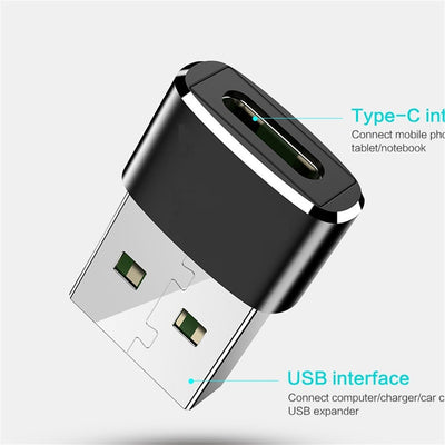 Mini USB cable adapter connector phone accessory