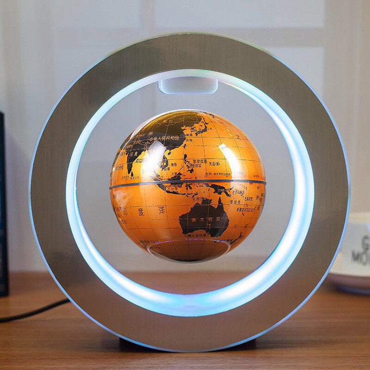LED World Map Floating Globe