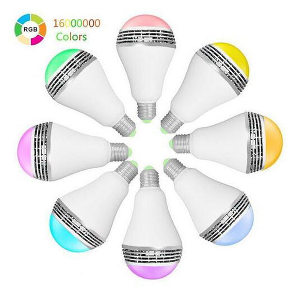 LED Smart Bluetooth Speaker E27 Bulb