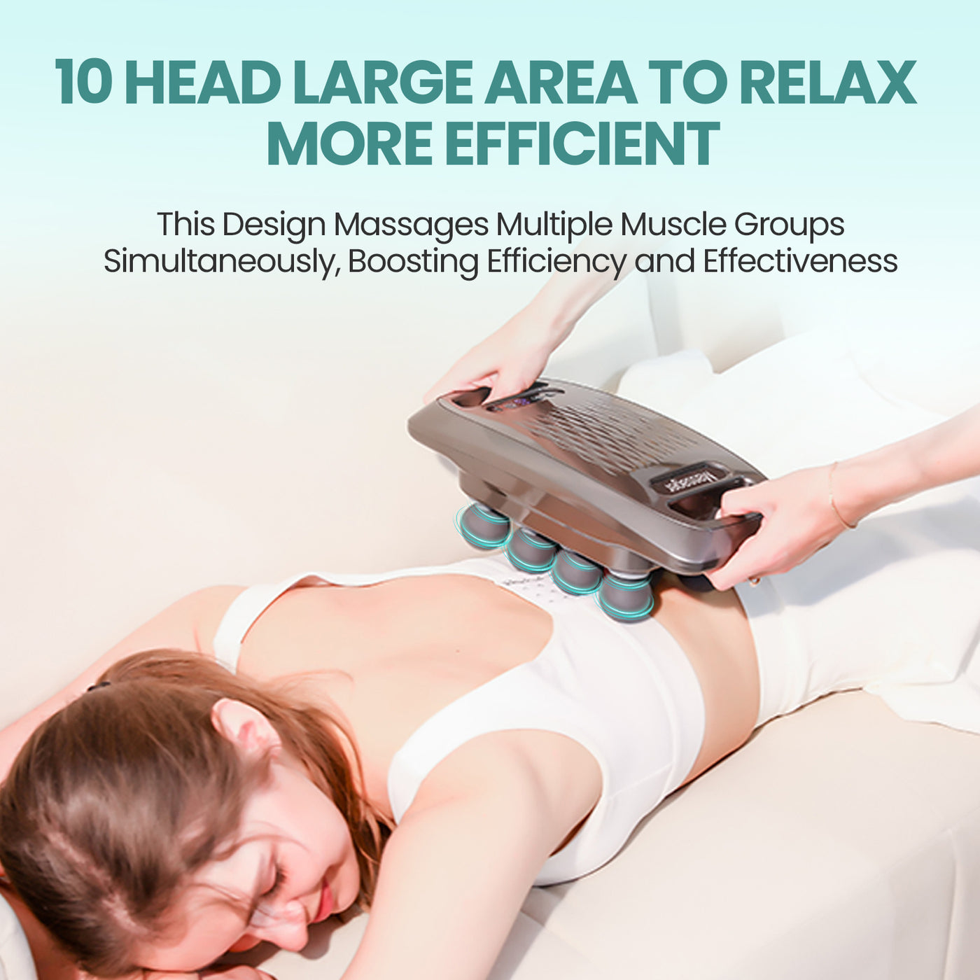 10 Head Massage Gun With Heat Function