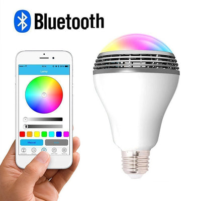 LED Smart Bluetooth Speaker E27 Bulb