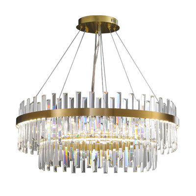 Master Bedroom Crystal chandelier