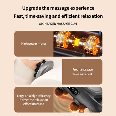6-Head Full Body Massager