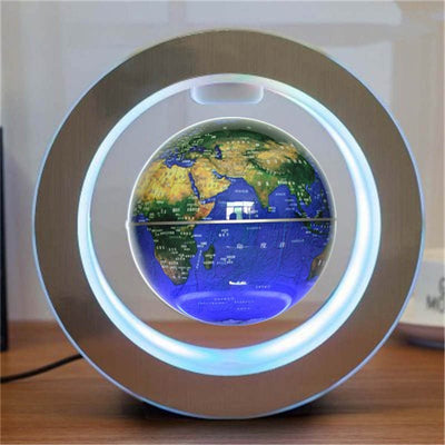 LED World Map Floating Globe