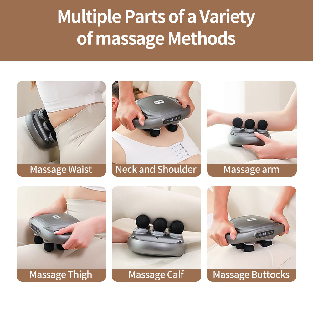 6-Head Full Body Massager