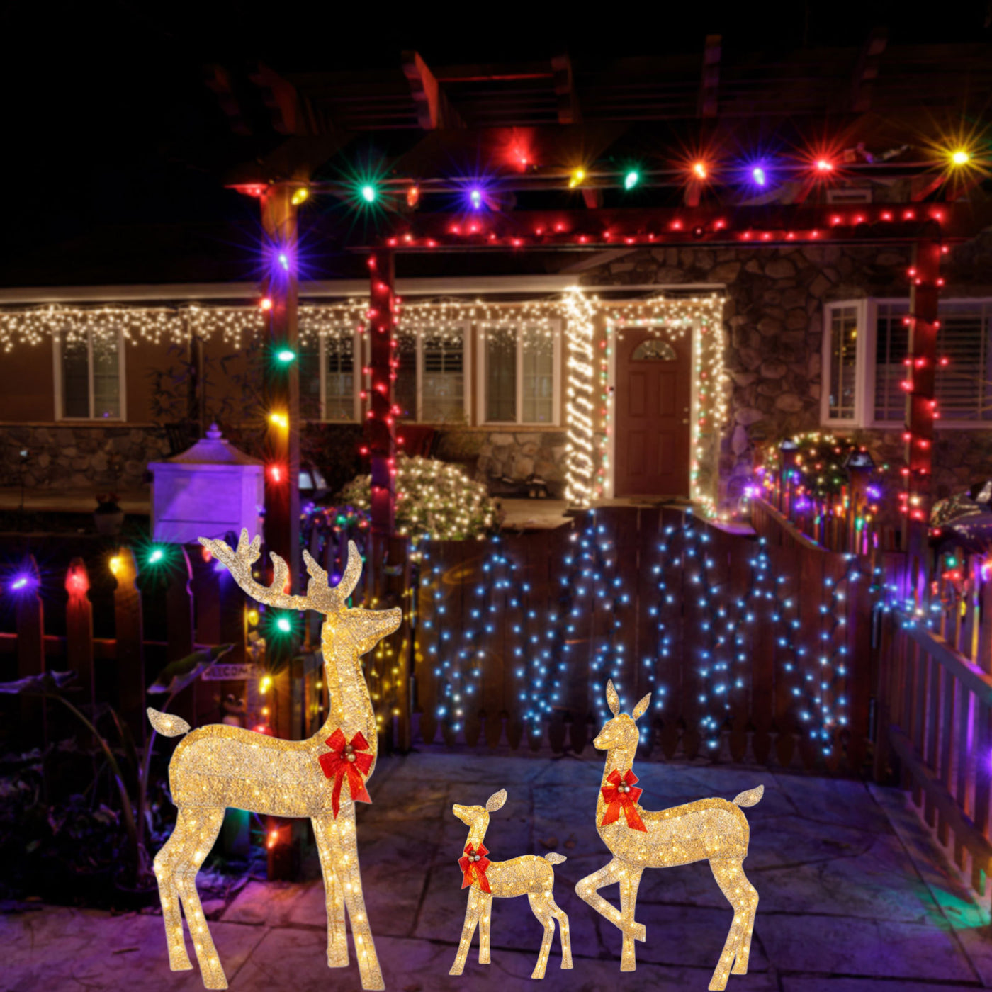 Christmas Deer Lighting
