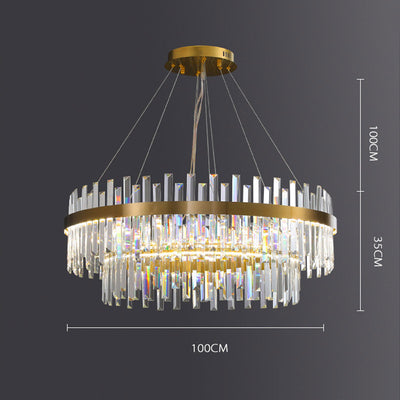 Master Bedroom Crystal chandelier