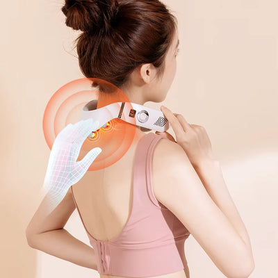 Wireless Neck Wearable Massager Cool And Warm